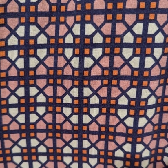 Anthropologie Maeve Cream Pink Sleeveless Elysian Geometric Maxi Dress Small - Picture 6 of 9